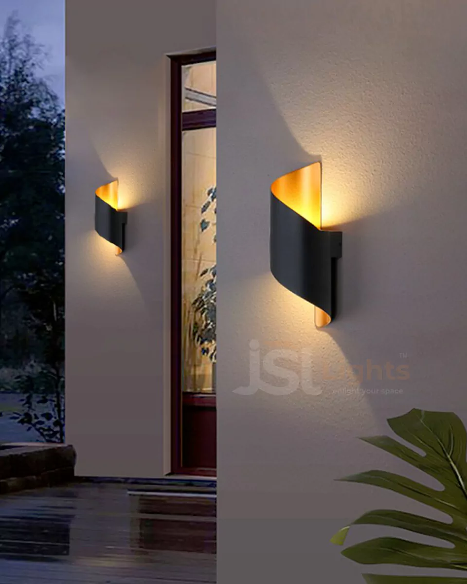 10W LX UP Down 899 Black Outdoor Wall Decorative Lights Weather Proof Wall Lamp Lights