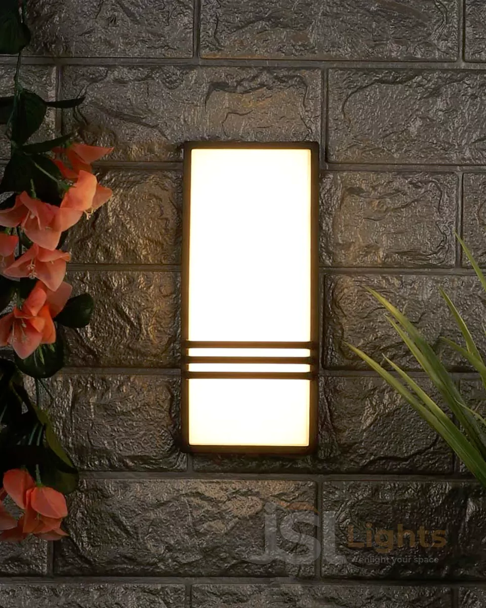 12W LX Black Outdoor Bulkhead Wall Decorative Light 779 Weather Proof Wall Lamp Lights