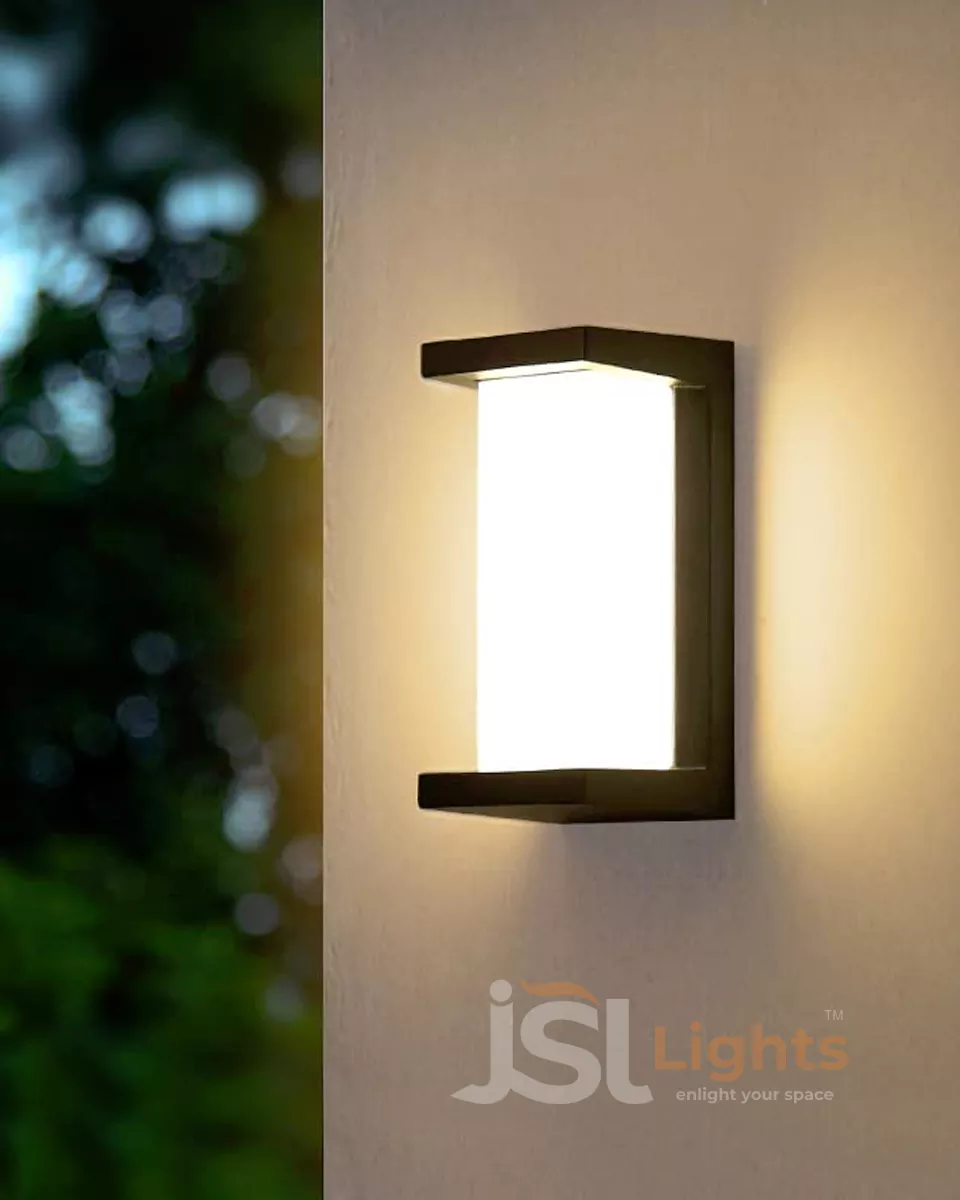 12W LX Black Outdoor Bulkhead Wall Decorative Light 409 Weather Proof Wall Lamp Lights