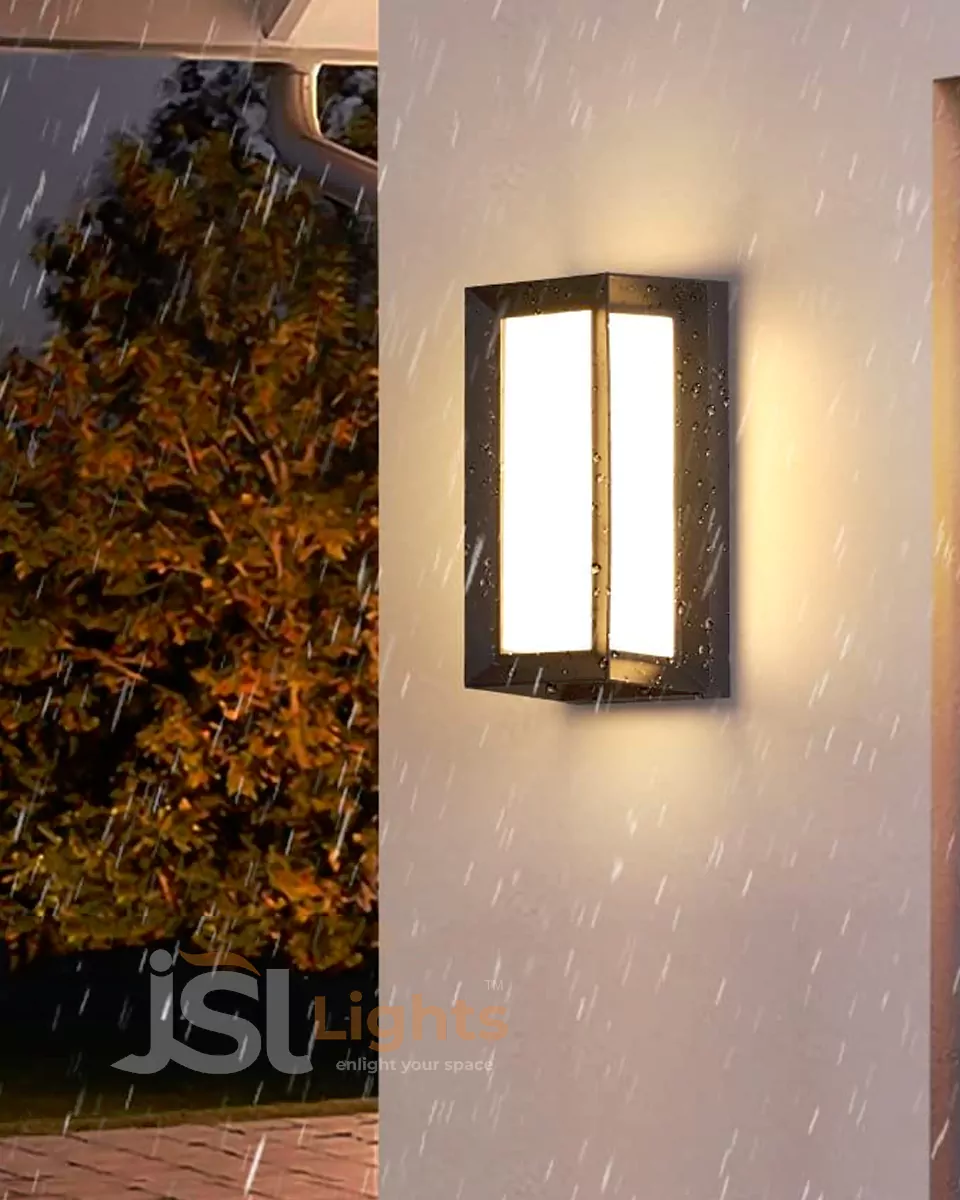 12W LX Black Outdoor Bulkhead Wall Decorative Light 509 Weather Proof Wall Lamp Lights