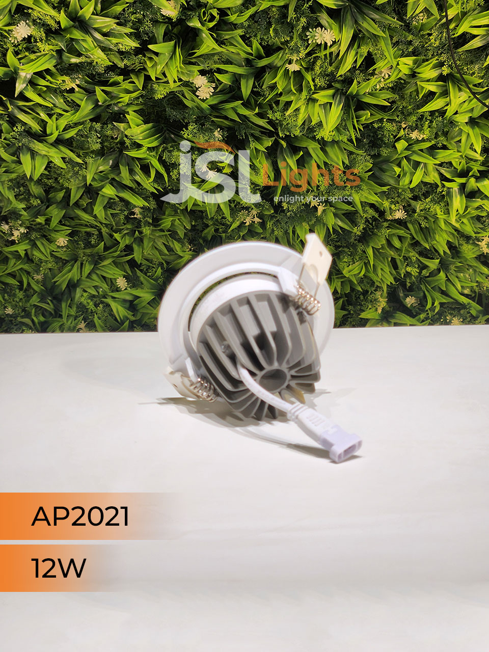 12W White Recessed COB Spotlight 2021 Downlight for Home Ceiling with Driver