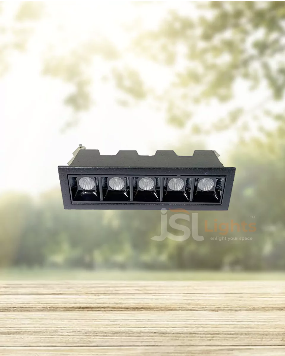 10W Linear LX 935 Black Recessed Spotlight for Home Ceiling with Driver