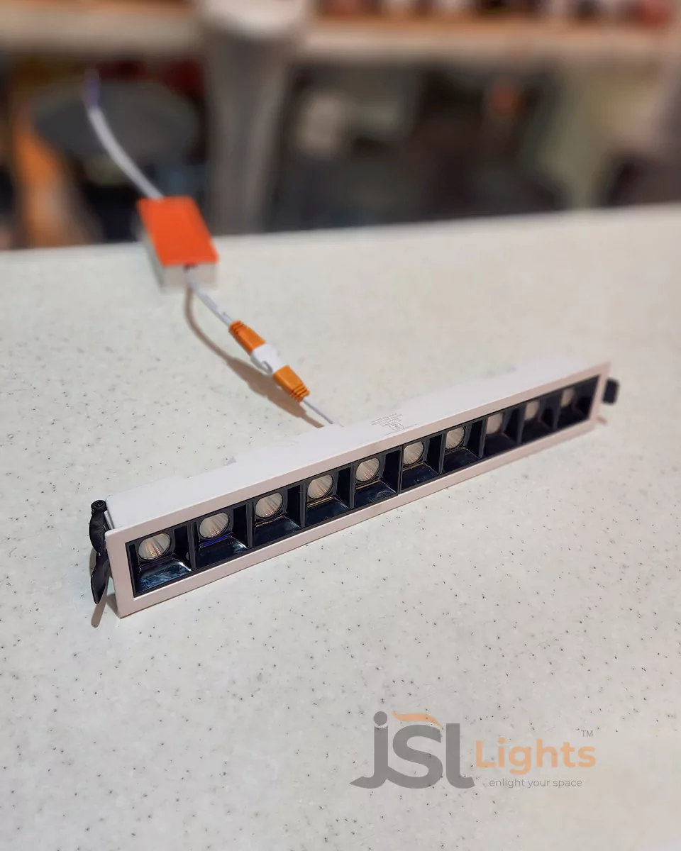 20W White LX Linear LED Spotlight Recessed 935 Laser Blade JSL