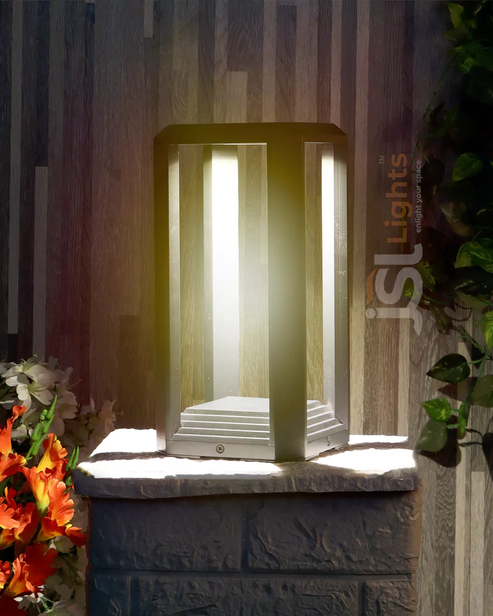10" Outdoor Gate Light 1515 for Pillars 12W COB Gate Lamp Aluminium Body Pillar Post Light