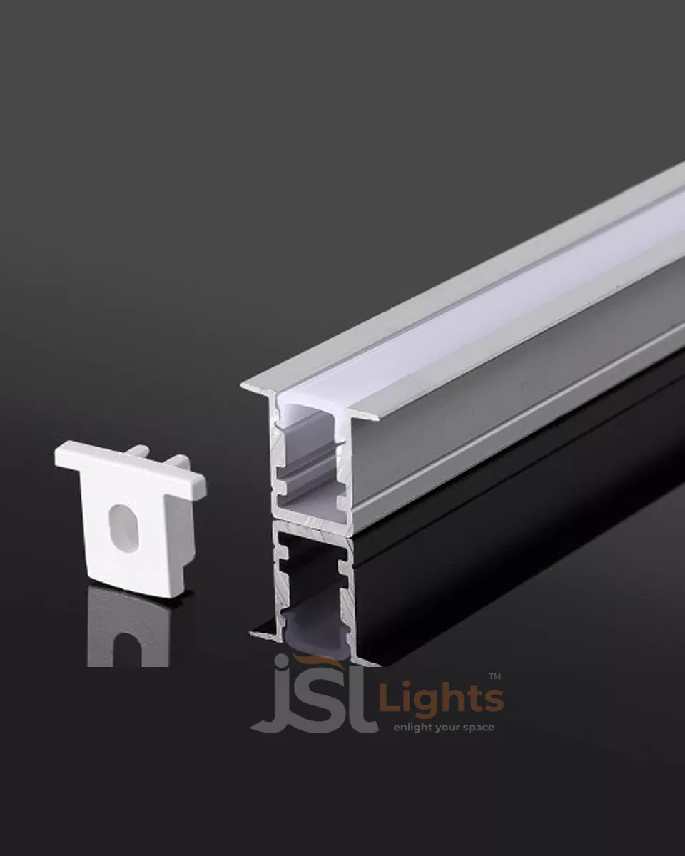 10*12mm Recessed Aluminium Profile Channel 1012 Collar Profile Light Channel with White Diffuser for LED Strip Lighting