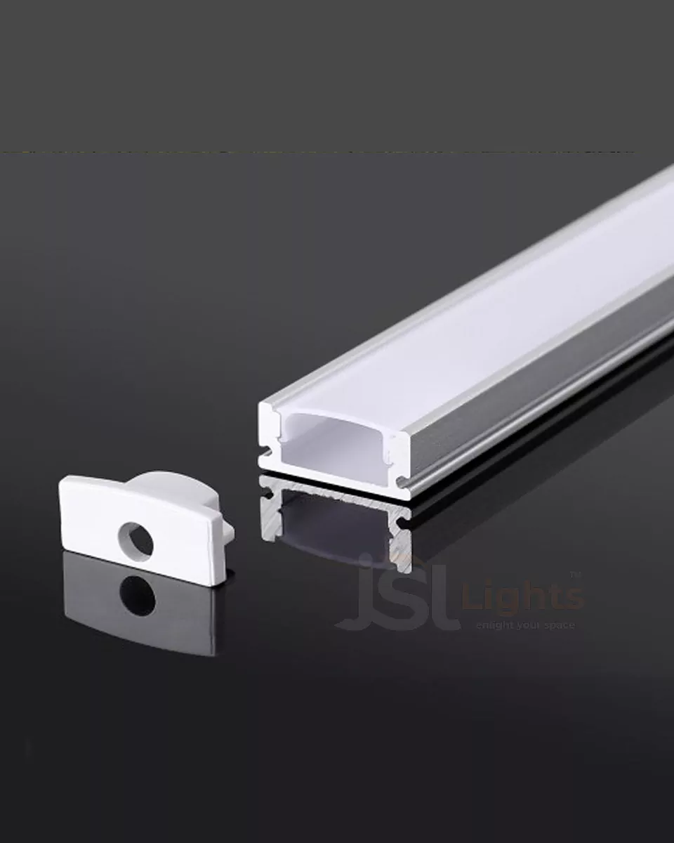 17mm Surface Aluminium Profile Channel 1706 for LED Strip Lighting 3 Meter Length