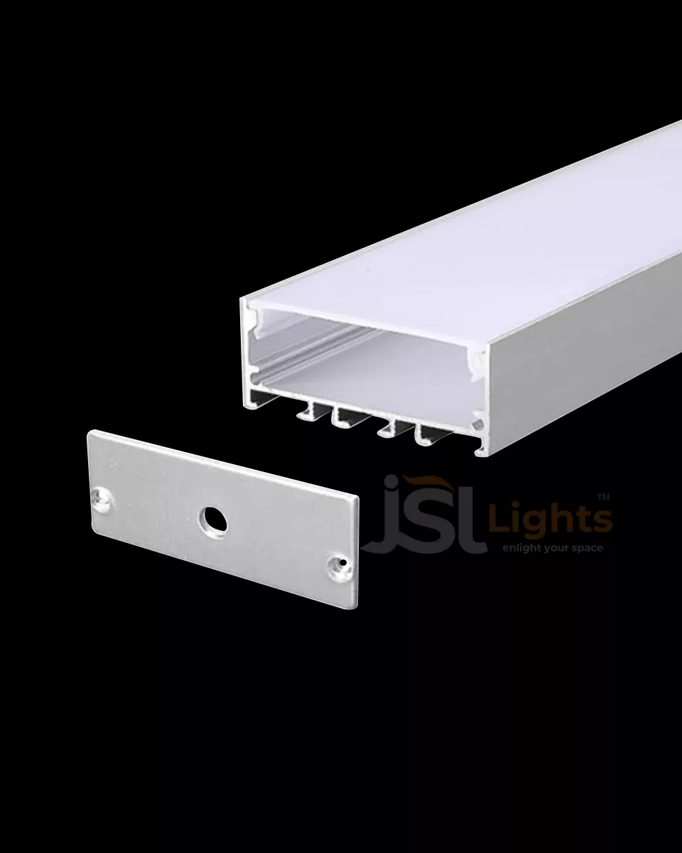35*20mm Surface Aluminium Profile Channel 3520 Surface Profile Light Channel with White Diffuser for LED Strip Lighting