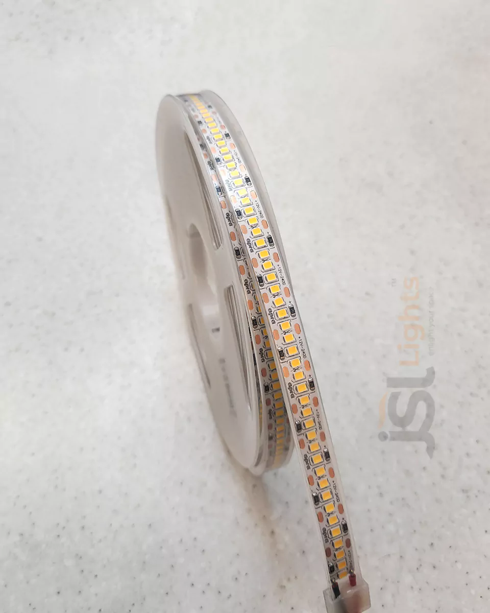 Apra 240LED Water Proof LED Strip Light 2835 SMD IP67 Profile Strip Light 3000K Cove Light | 5 Meter roll.
