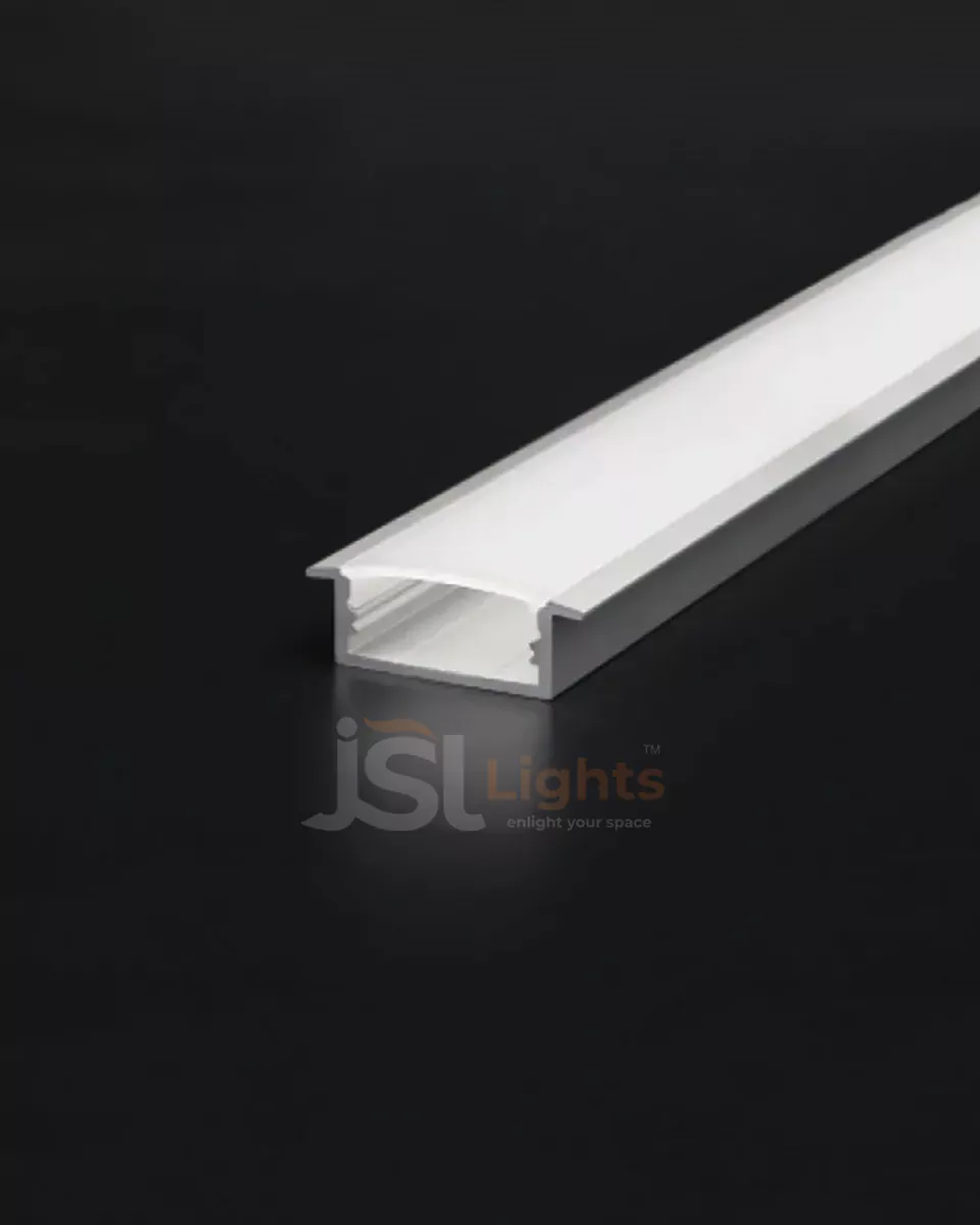 14*6mm Recessed Aluminium Profile Channel 1406 Collar Profile Light Channel with White Diffuser for LED Strip Lighting