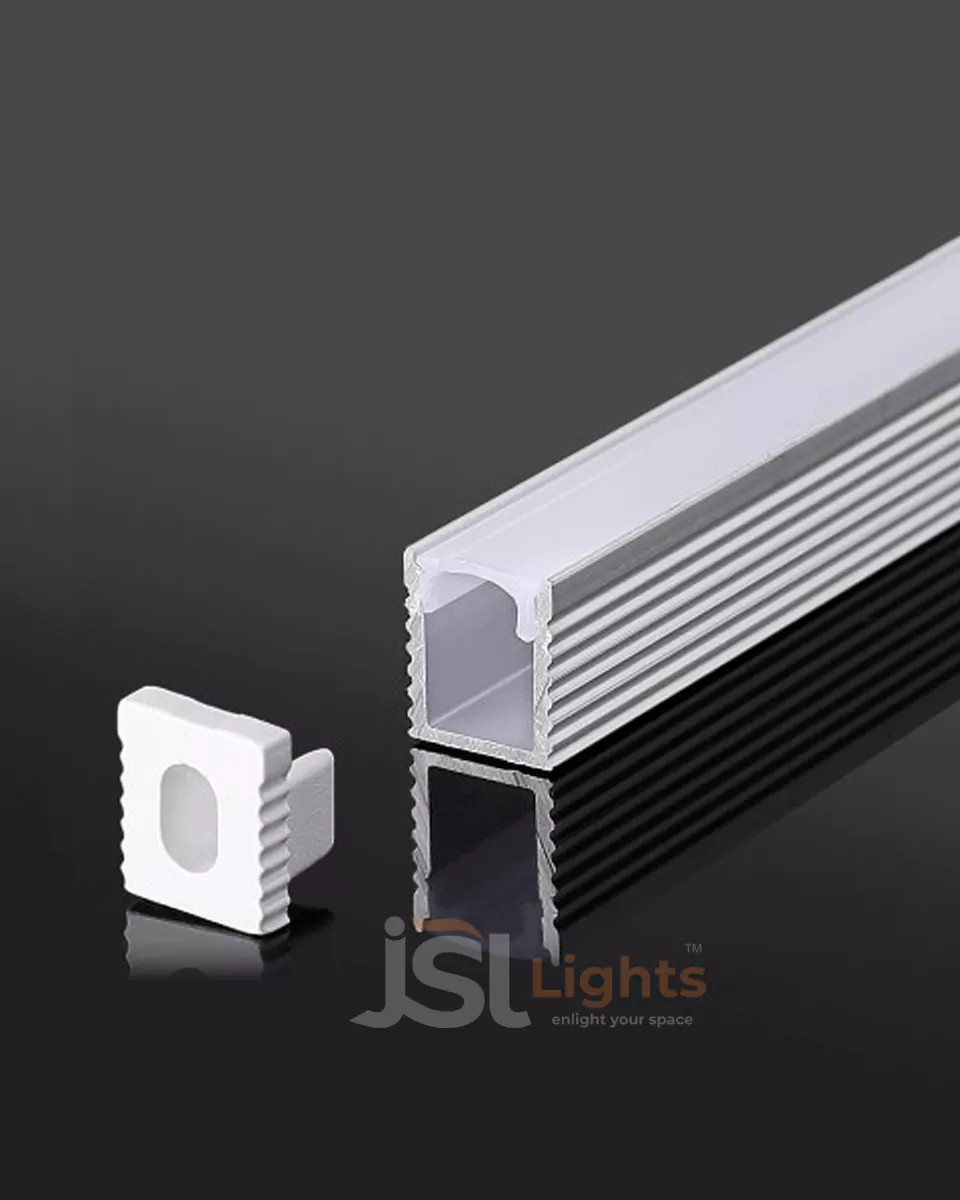8*9mm Surface Aluminium Profile Channel 0809 Surface Profile Light Channel with White Diffuser for LED Strip Lighting