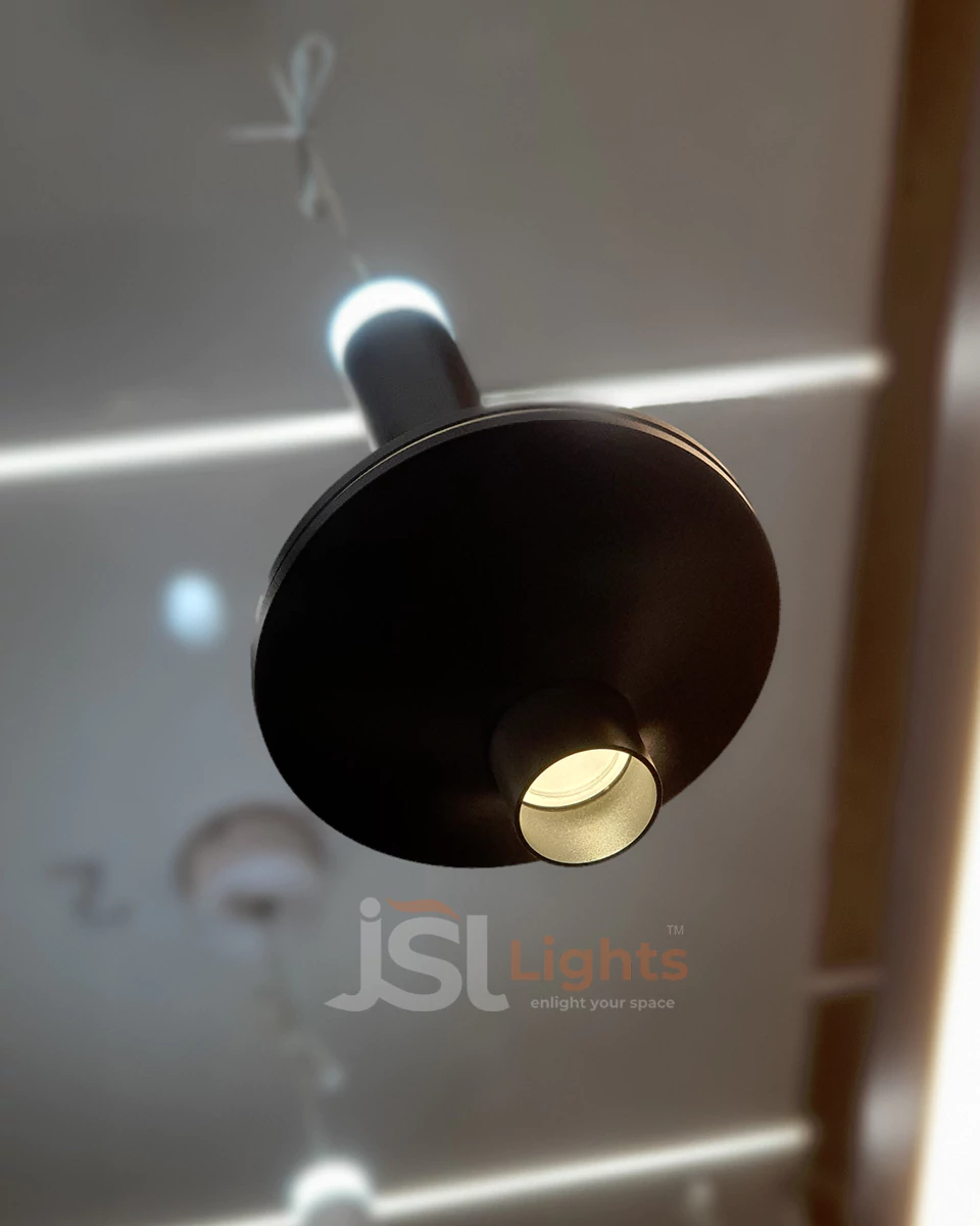 8W LX 481 Black Fancy Hanging Lights for Home Ceiling Pendant Light with 3000K LED Color