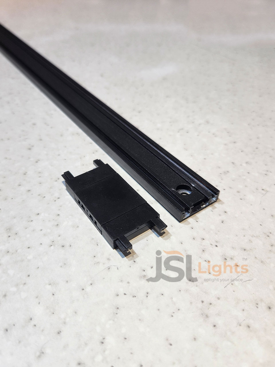 Slim Straight Magnetic Track Jointer MG TR01-2 Horizontal Surface Channel Straight Connector for Ultra Thin Magnetic Track