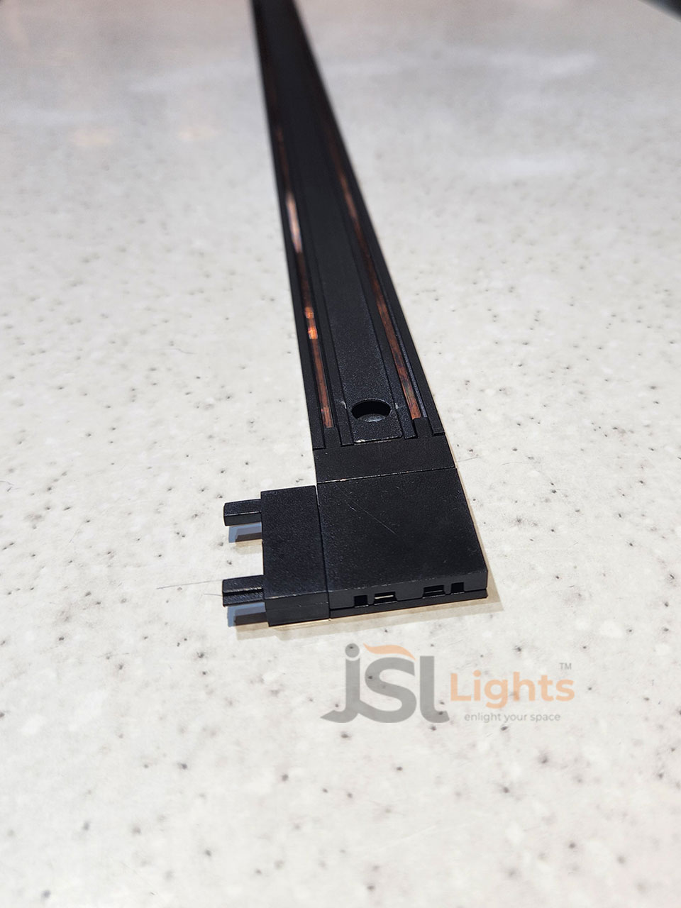Slim L Magnetic Track Jointer MG TR01-3 Horizontal Surface Channel 90 Degree Connector for Ultra Thin Magnetic Track