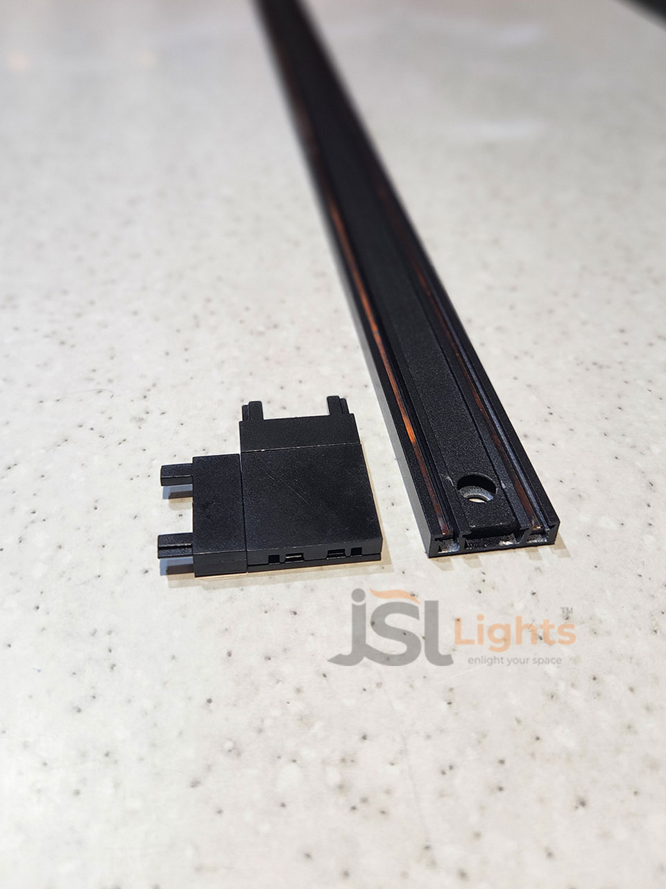 Slim L Magnetic Track Jointer MG TR01-3 Horizontal Surface Channel 90 Degree Connector for Ultra Thin Magnetic Track